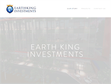 Tablet Screenshot of earthkinginvestments.com